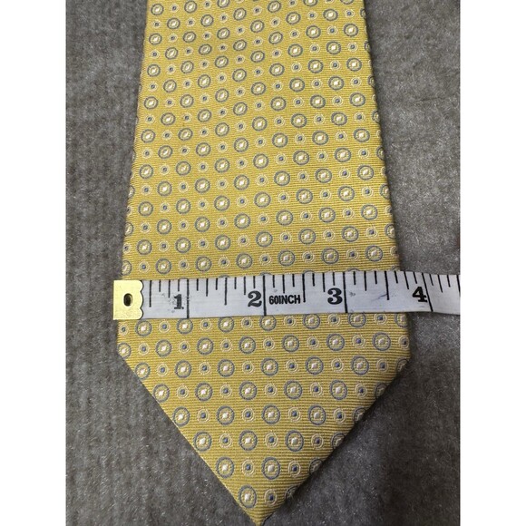 Brooks Brothers Tie Lot of 2: Repp Stripe,‎ Geometric Dots, Both Gold - Picture 7 of 9
